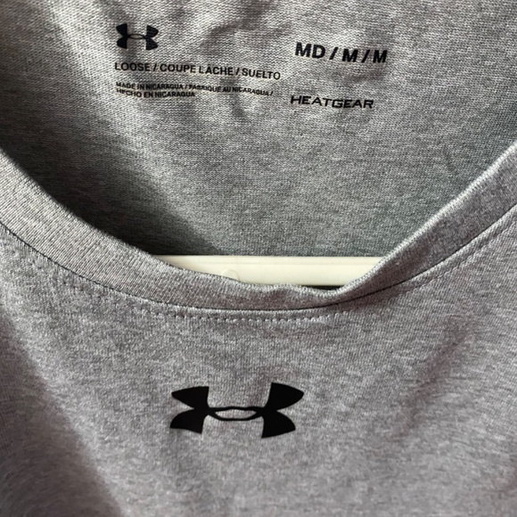 Under Armour Mens Velocity Muscle Tank Loose Fit Gray Men's Medium - Picture 3 of 6